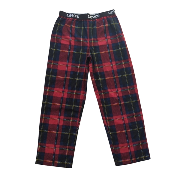 Levi's Other - Levi's Plaid Pajama Pants Boys 14 Red Blue